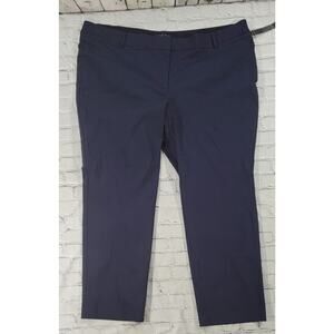 ALEXA RAE Office Work Dress Stretch Blue Pants WOMENS PLUS SIZE 28WS